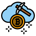 minería bitcoin icon