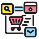 las compras en línea icon