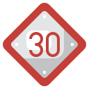 límite de velocidad icon