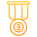 medalla de bronce icon