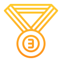 medalla de bronce icon