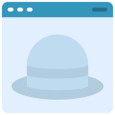 sombrero blanco icon