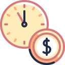 el tiempo es dinero icon