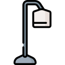 luminária de piso 