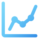 gráfico de crecimiento icon