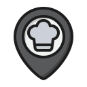 sombrero de cocinero icon