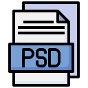 archivo psd icon