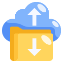 servicio de almacenamiento en la nube icon