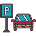 aparcamiento de coches icon