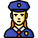 mujer policía icon