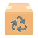 caja de reciclaje icon