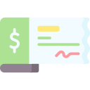 cheque bancario icon