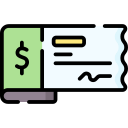 cheque bancario icon