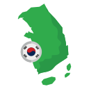 corea del sur icon