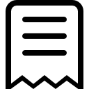 symbole de feuille de papier texte 