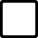 Square outline icon