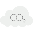 nube de co2 icon