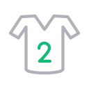 camiseta de manga corta icon