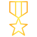 medalla estrella icon