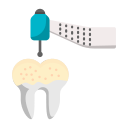 taladro de dientes 