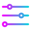 configuraciones-controles deslizantes icon