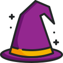 sombrero de bruja icon