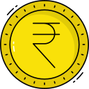 rupia india icon