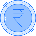 rupia india icon