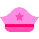 sombrero de policia icon