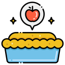 pie de manzana icon