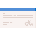 cheque icon