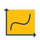 Line chart icon