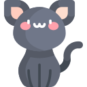 gato negro icon