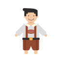 Male clothes icon