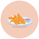 pollo frito icon