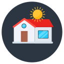 casa solar icon