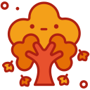 Autumn tree icon
