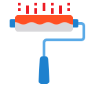 pintura de rodillo icon