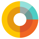 gráfico circular icon