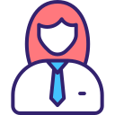 mujer de negocios icon