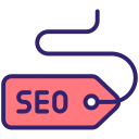 etiqueta seo icon