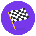 bandera de carrera icon