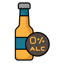 sin alcohol icon