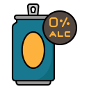 sin alcohol icon