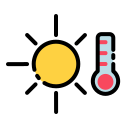 temperatura caliente icon