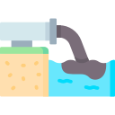 la contaminación del agua icon