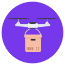 entrega de drones icon