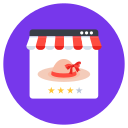 las compras en línea icon