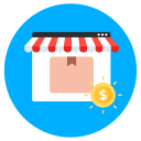 las compras en línea icon