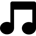Musical note symbol 